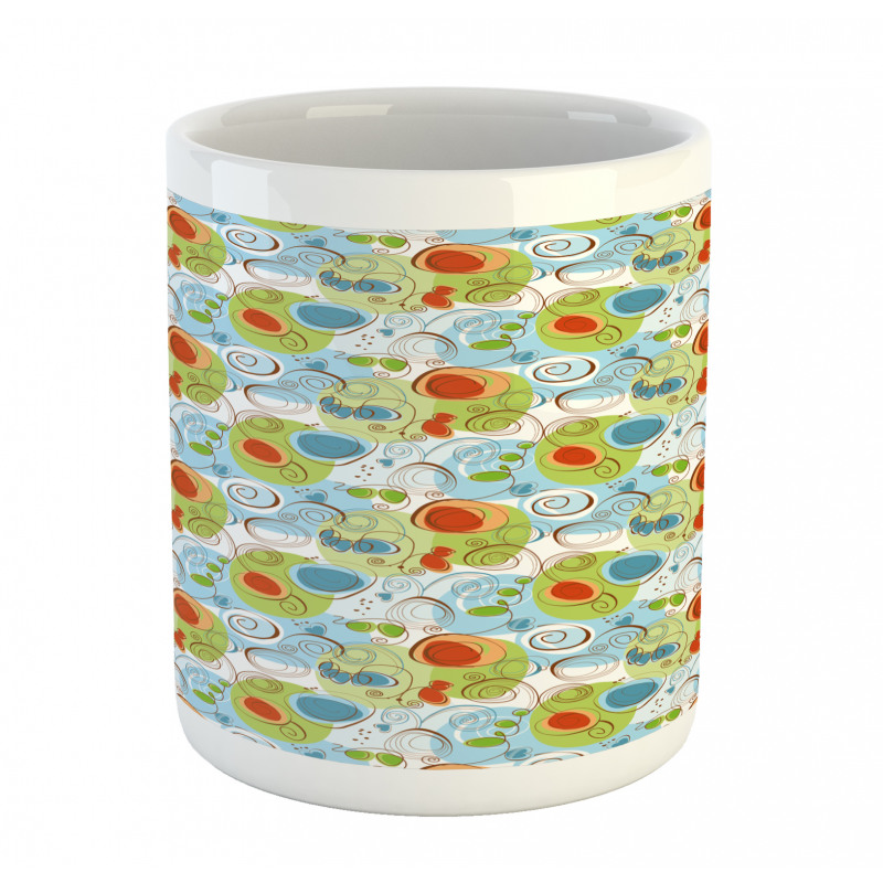 Whimsical Doodle Swirls Mug