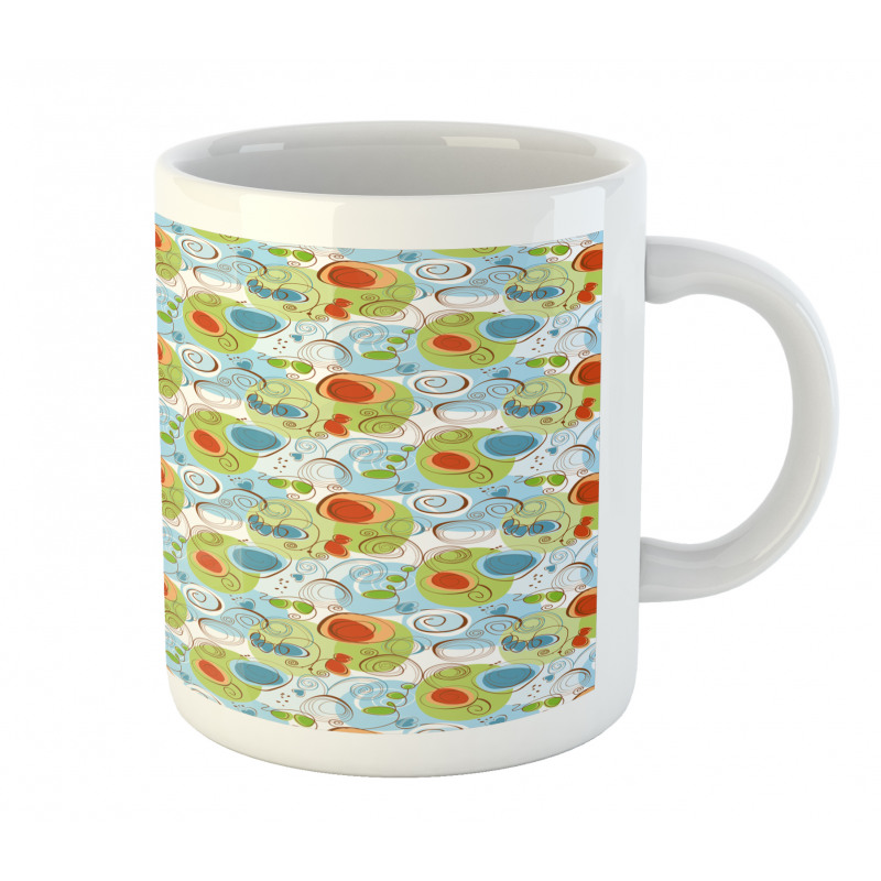 Whimsical Doodle Swirls Mug