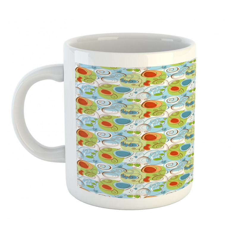 Whimsical Doodle Swirls Mug