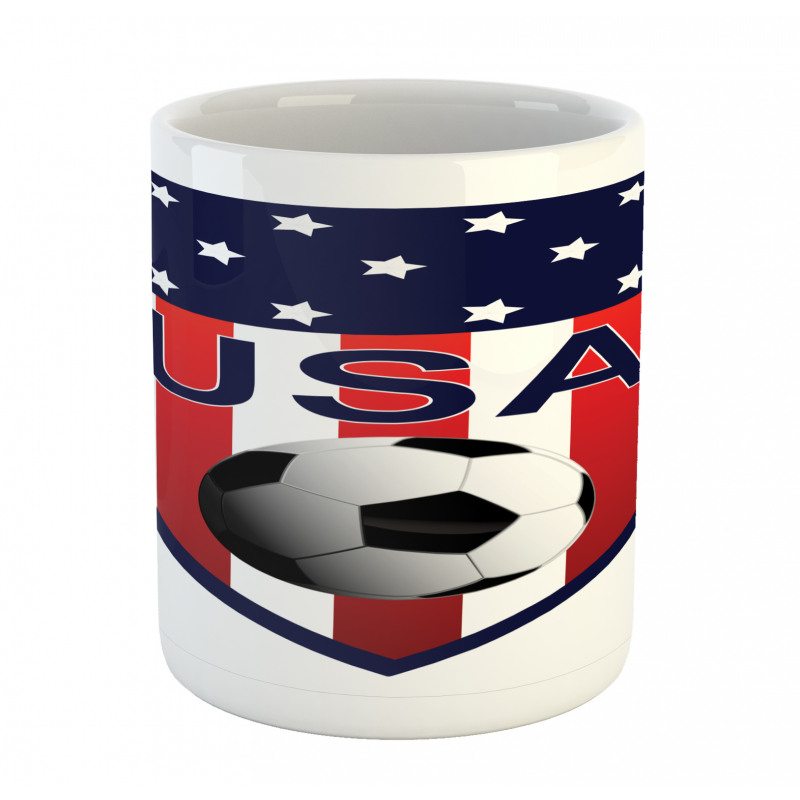 Stars and Vertical Stripes Mug