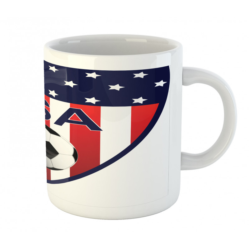 Stars and Vertical Stripes Mug