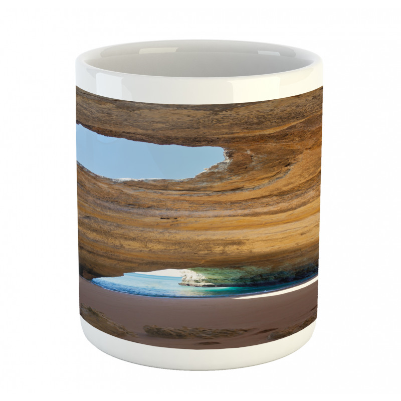 Sea Cave Benagil Portugal Mug