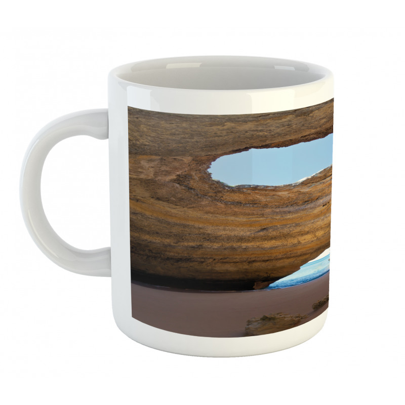 Sea Cave Benagil Portugal Mug