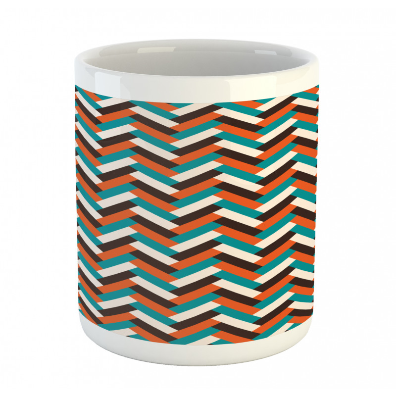 Retro Herringbone Mug