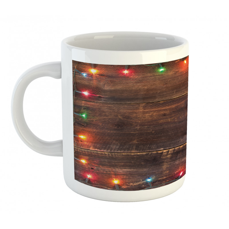 Wooden Board Rustic Mug