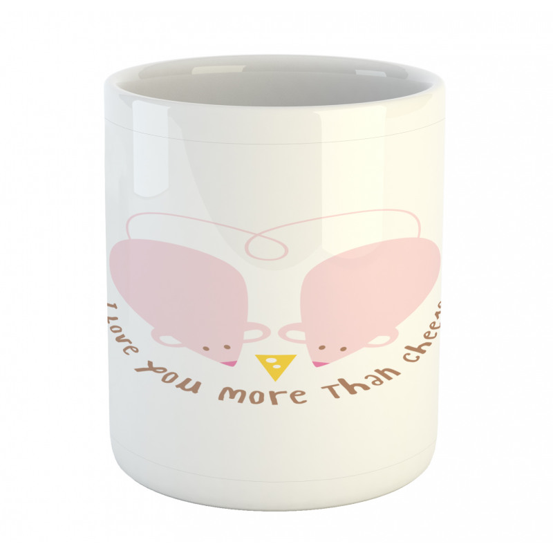 Pink Rats Cheese Mug