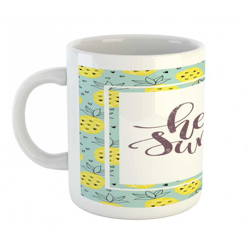 Yellow Pineapples Mug