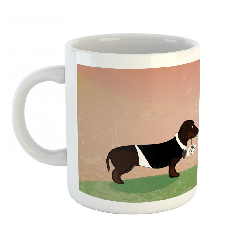 Cartoon Dog Marriage Mug