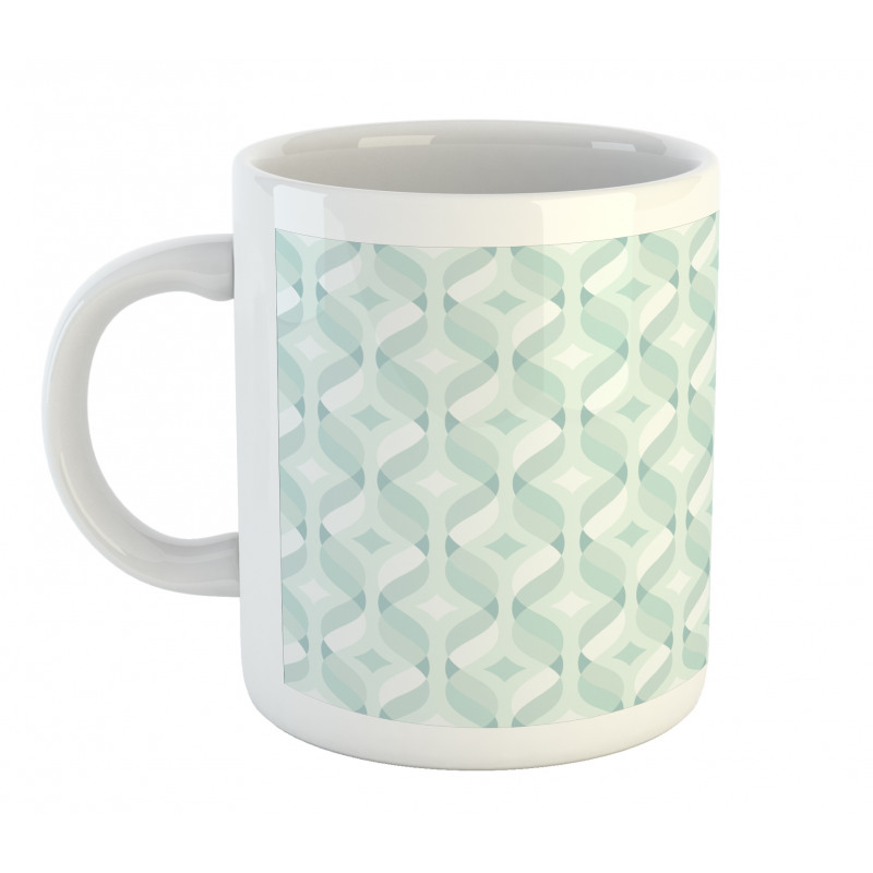 Tangled Lines Rhombus Mug