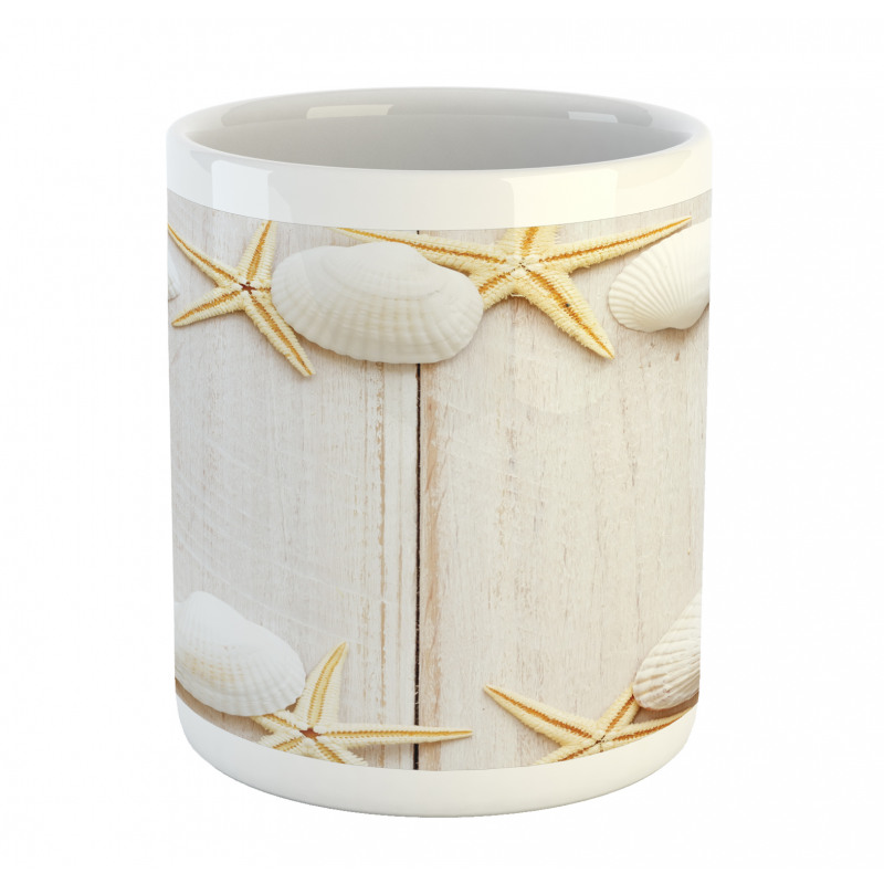 Rustic Wooden Backdrop Mug