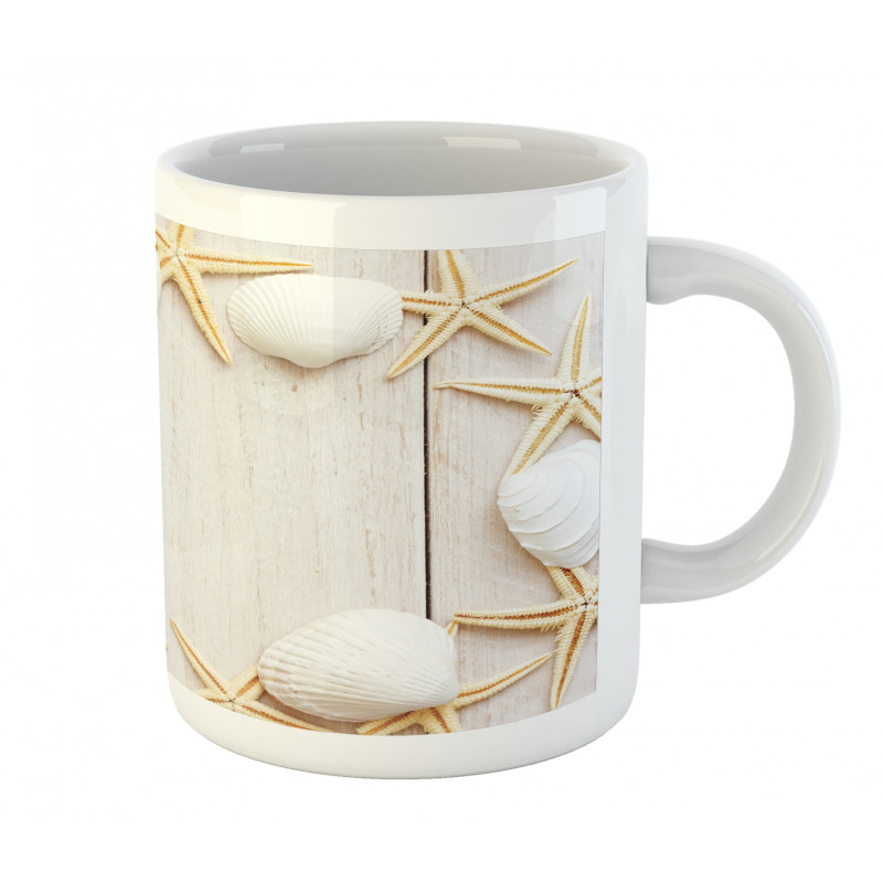 Rustic Wooden Backdrop Mug