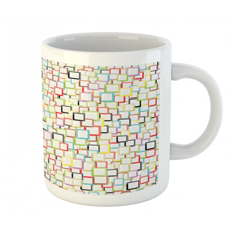 Colorful Square Shape Mug