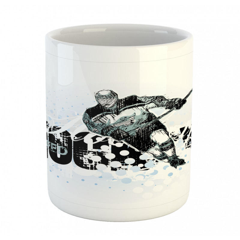 Grunge Player Sketch Mug