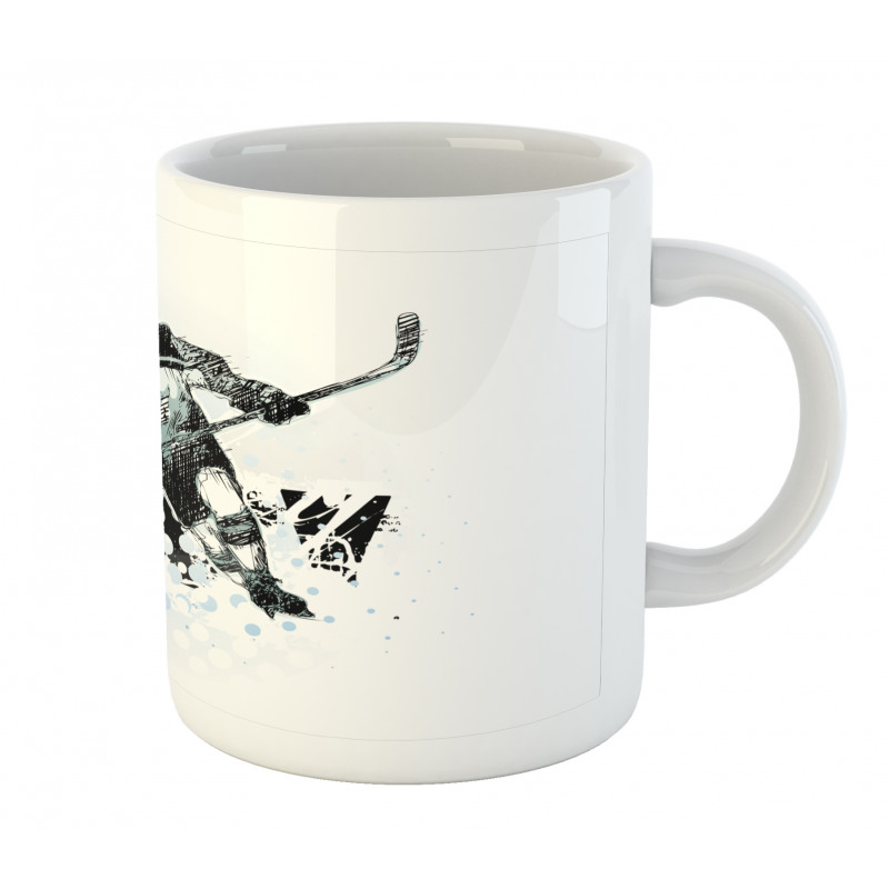 Grunge Player Sketch Mug