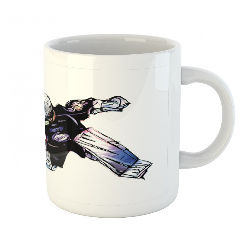 Goalkeeper Playing Game Mug