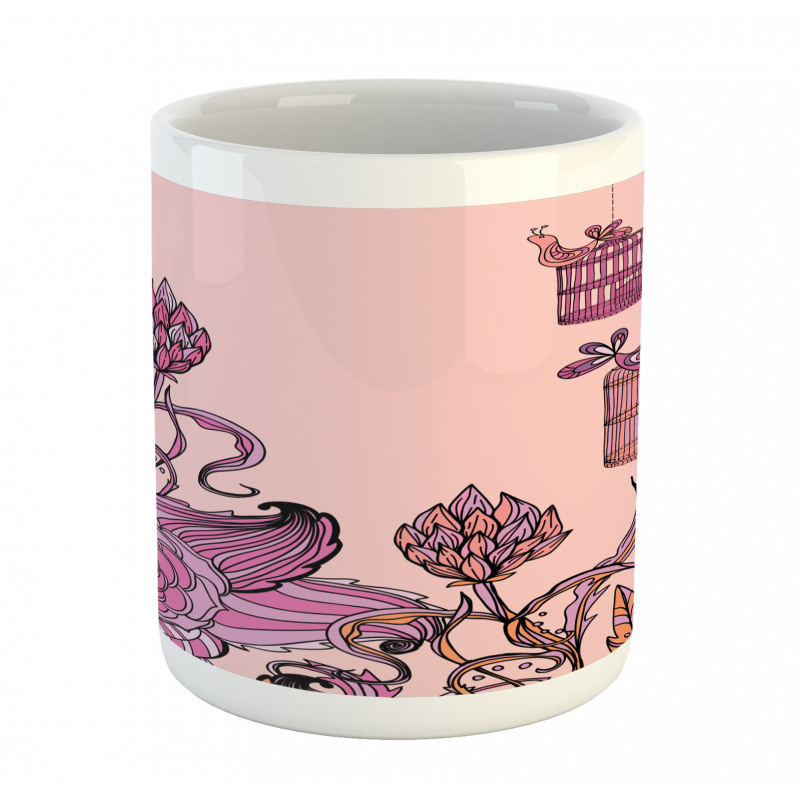 Bird Cage Flora Mug