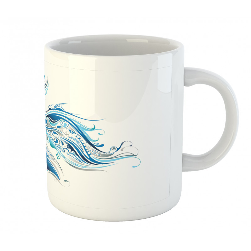 Abstract Betta Splenden Mug