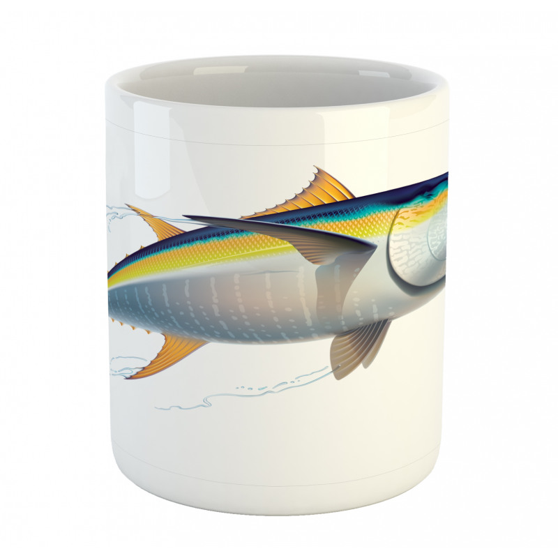 Realistic Yellowfin Tuna Mug