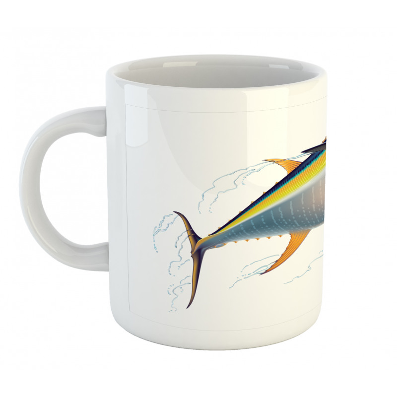 Realistic Yellowfin Tuna Mug