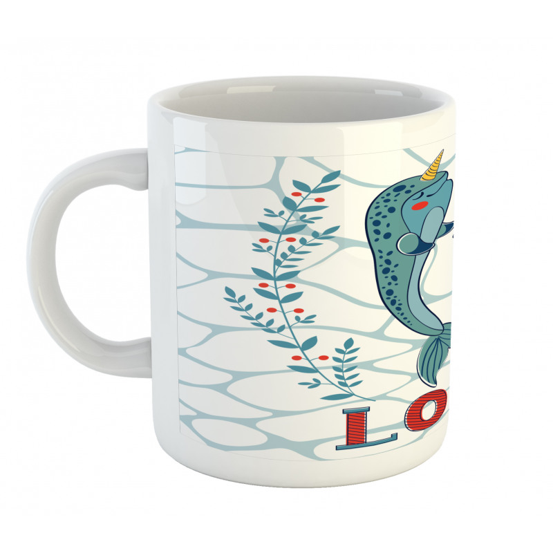 Whales in Love Design Mug