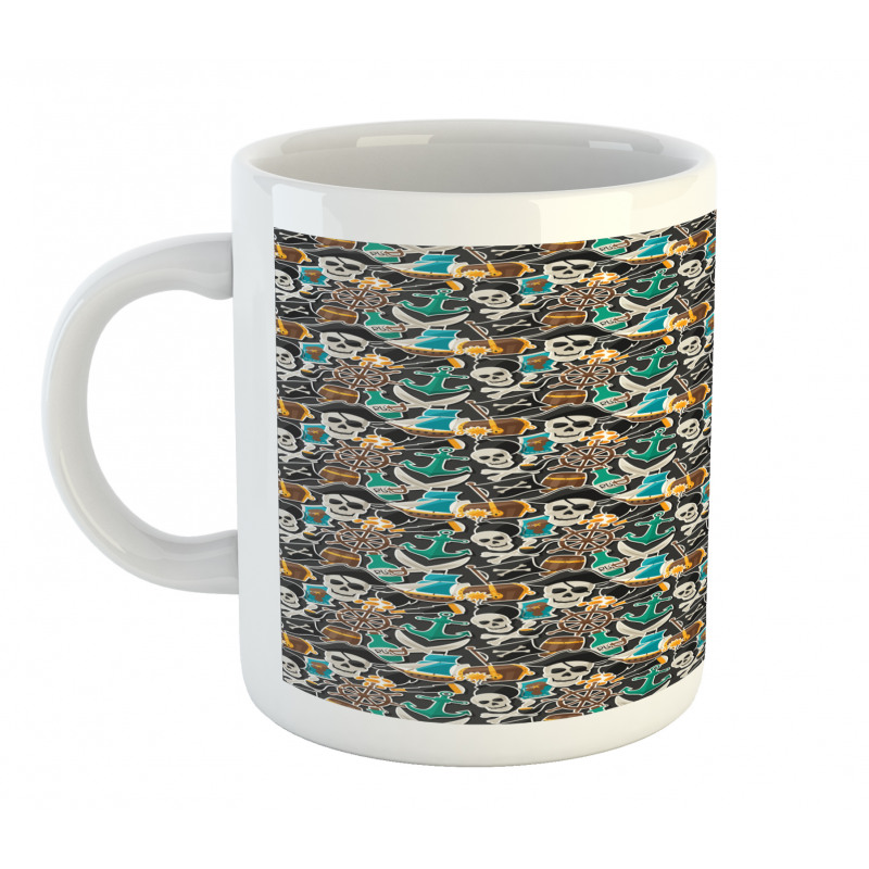 Colorful Objects Marine Mug
