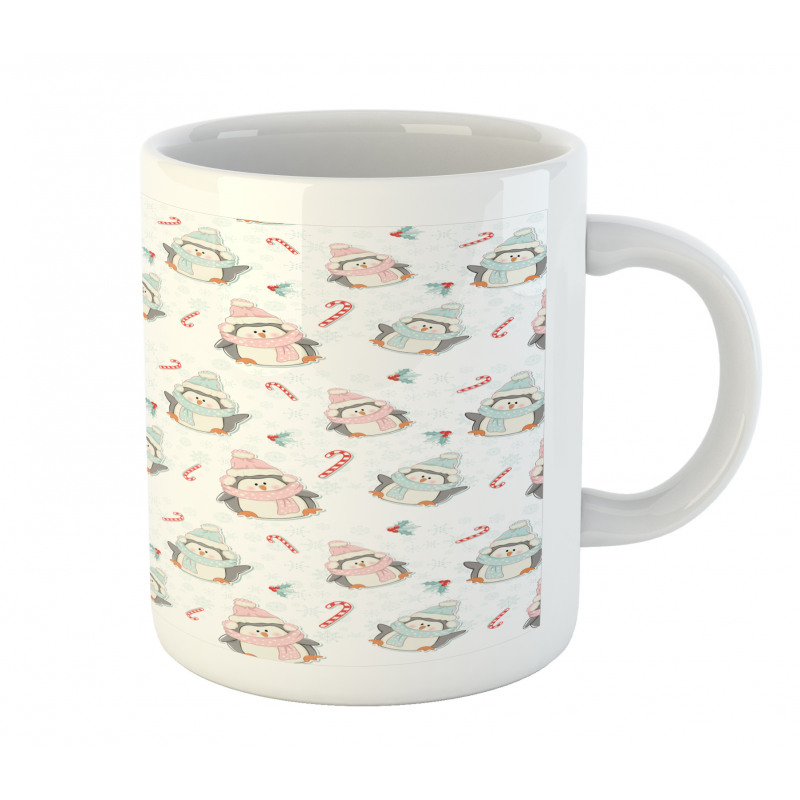 Christmas Penguins Mug