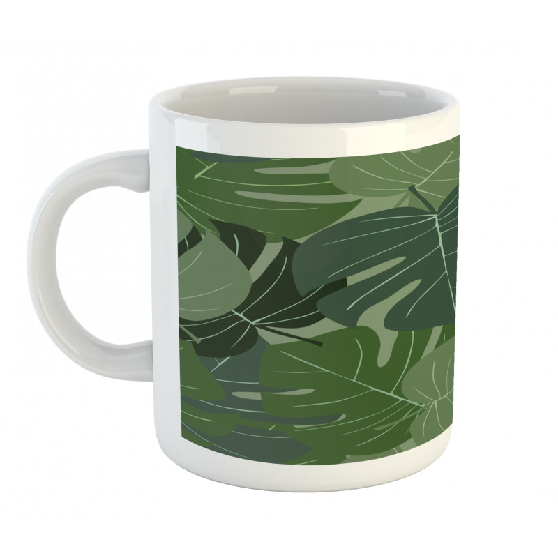 Camo Palm Leaves Mug