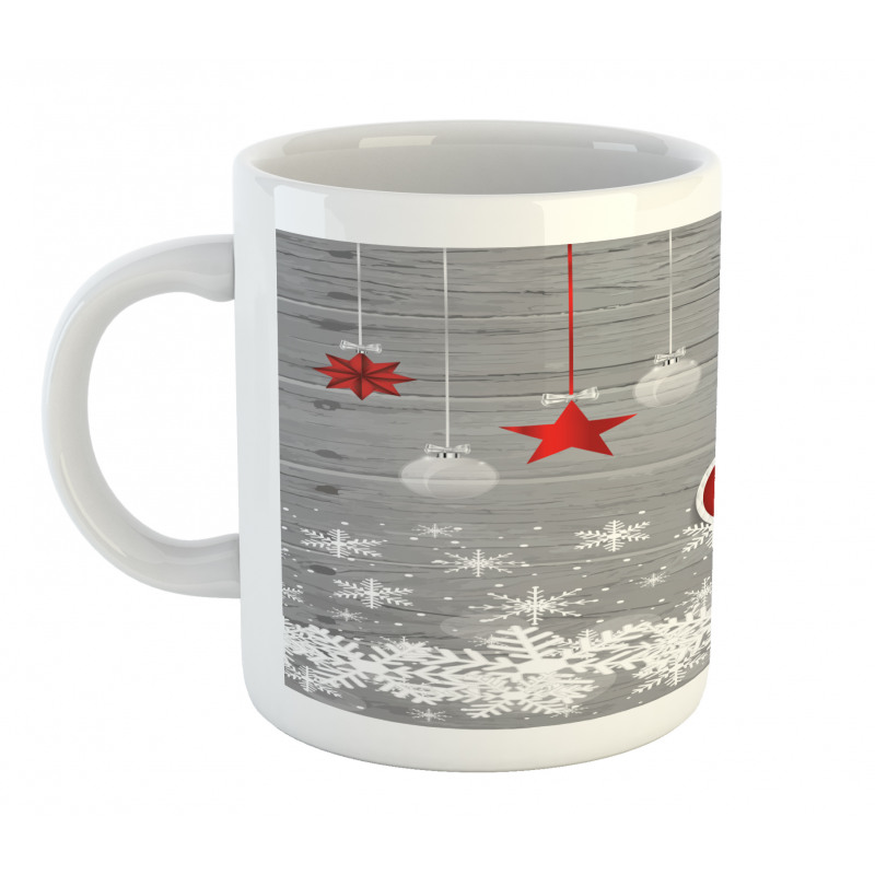 Stars Baubles Snow Mug