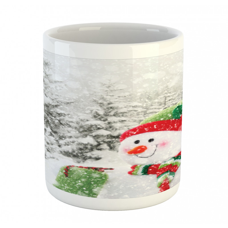 Snowy Woodland Holiday Mug