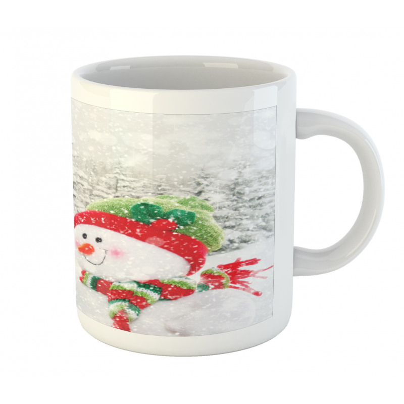 Snowy Woodland Holiday Mug