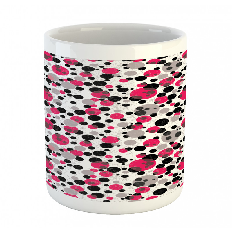 Retro Circle Dots Mug