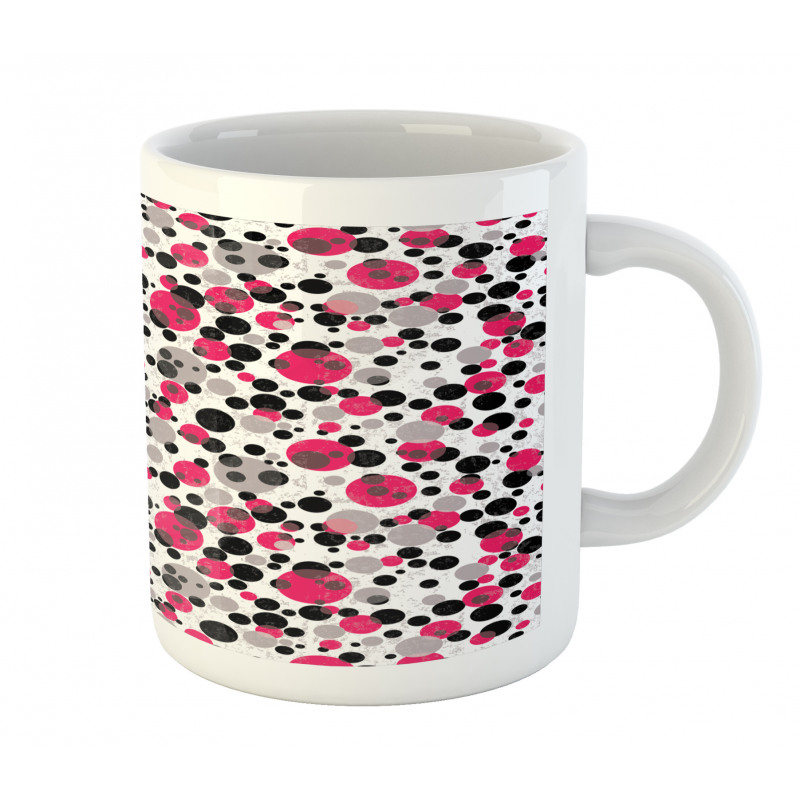 Retro Circle Dots Mug