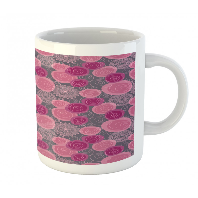 Lace Swirled Circle Mug