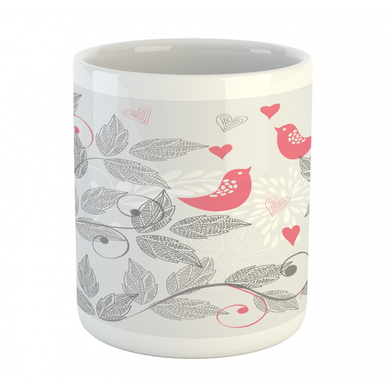 Retro Love Birds Mug