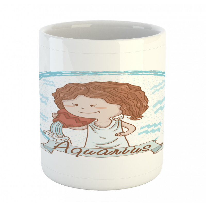 Girl with a Bucket Mug