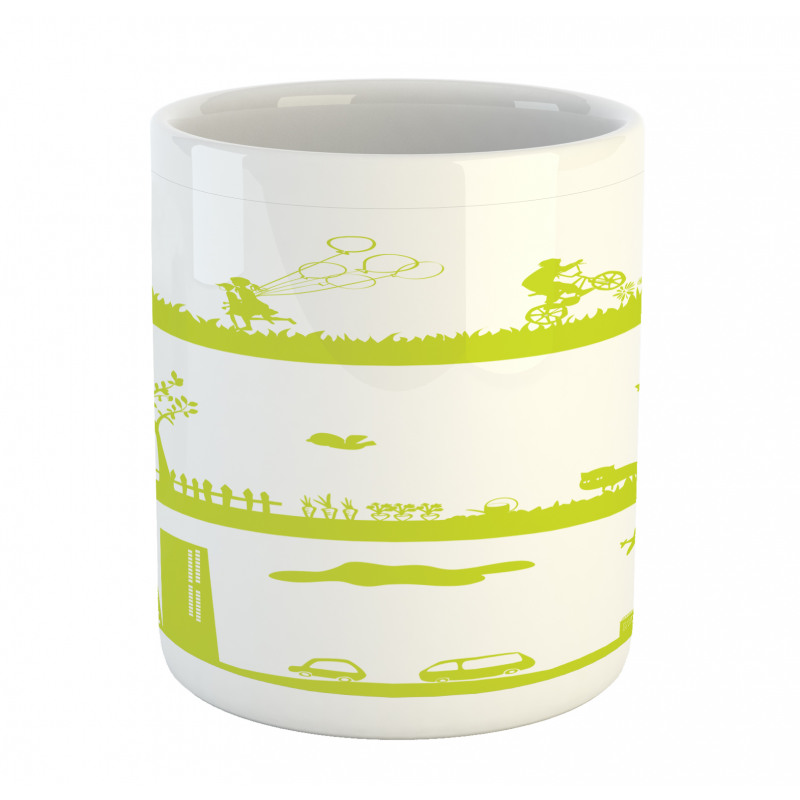 Landscape Pattern Mug