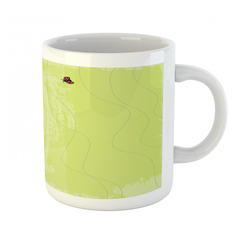 Chamomile Ladybugs Art Mug