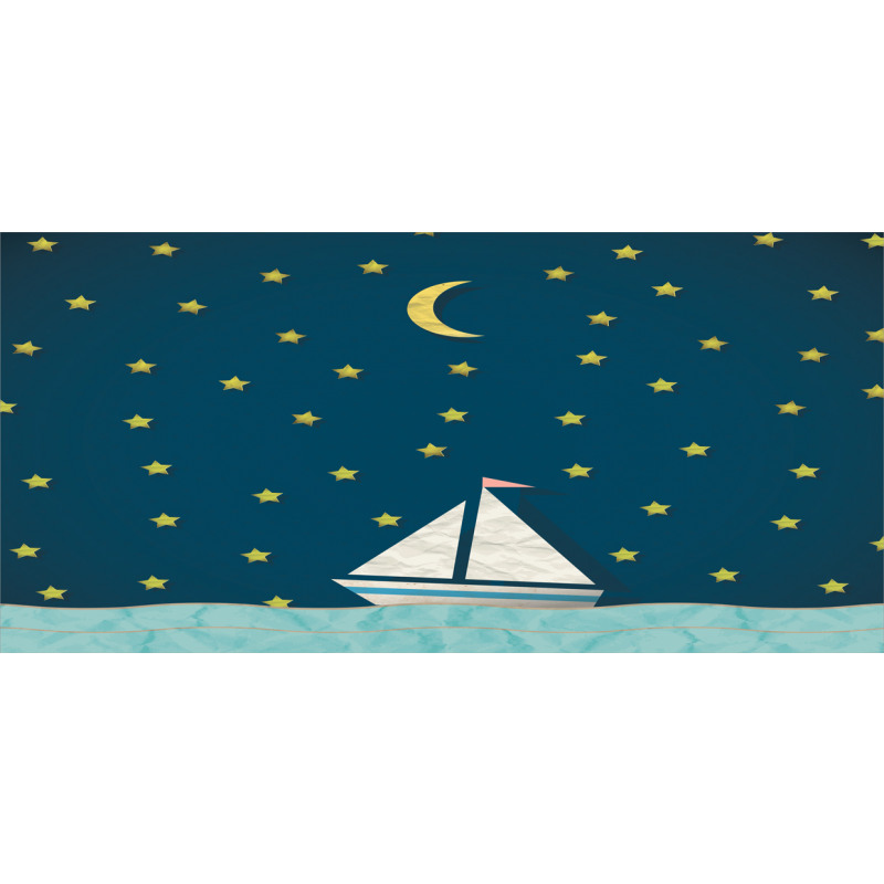 Sailing Boat Night Sky Mug