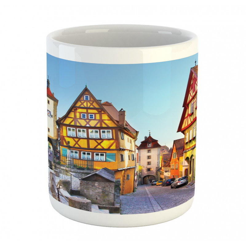 Colorful Street Houses Mug