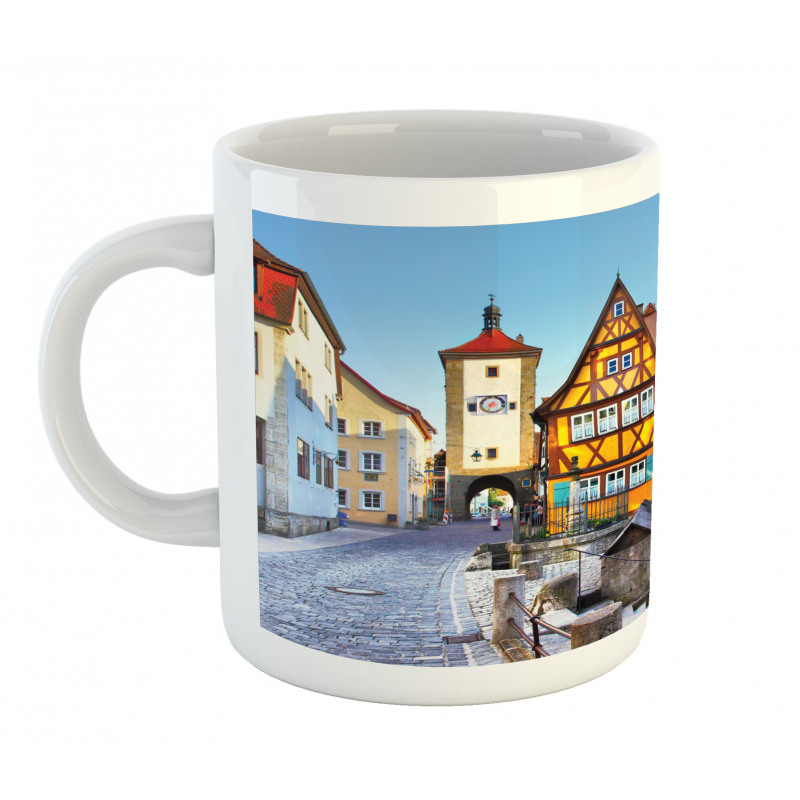 Colorful Street Houses Mug