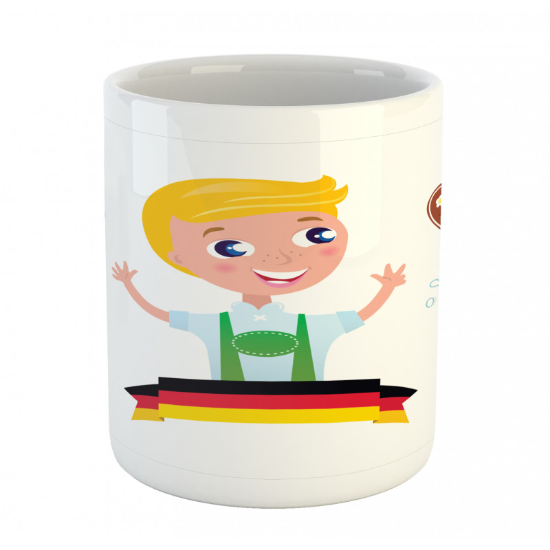 Bavarian Boy Oktoberfest Mug