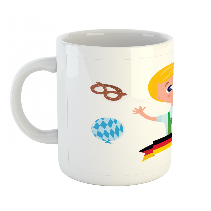 Bavarian Boy Oktoberfest Mug