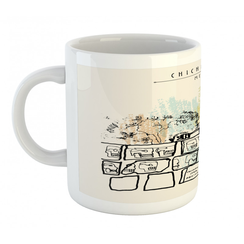 Building and Tomb Mug