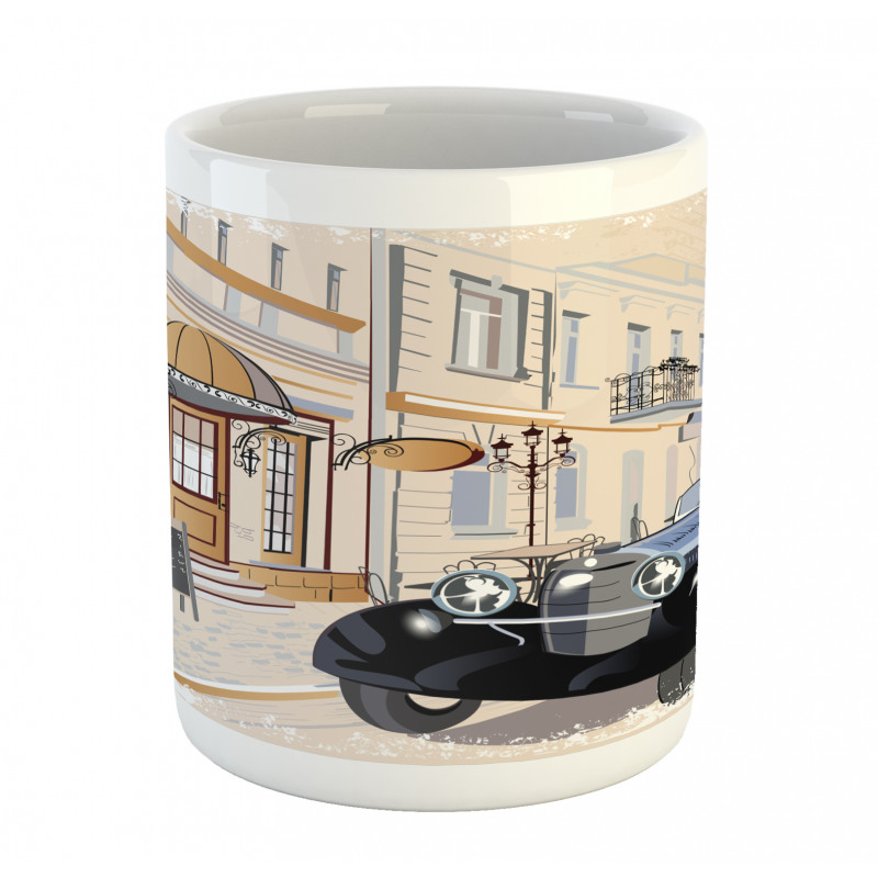 Old School Car Cafe Mug