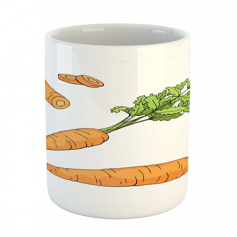 Carrot Pattern Mug