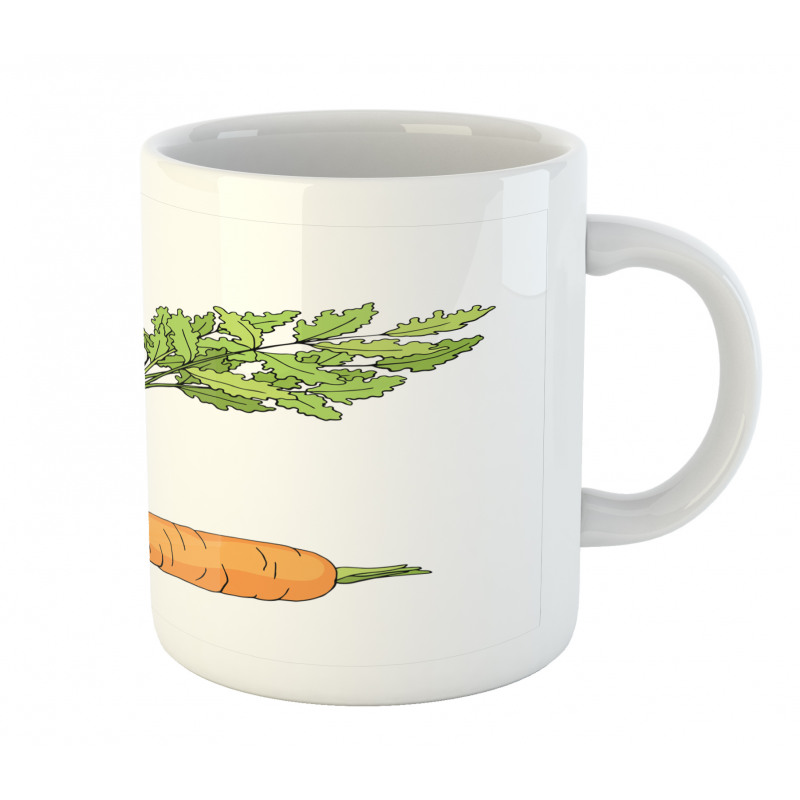 Carrot Pattern Mug