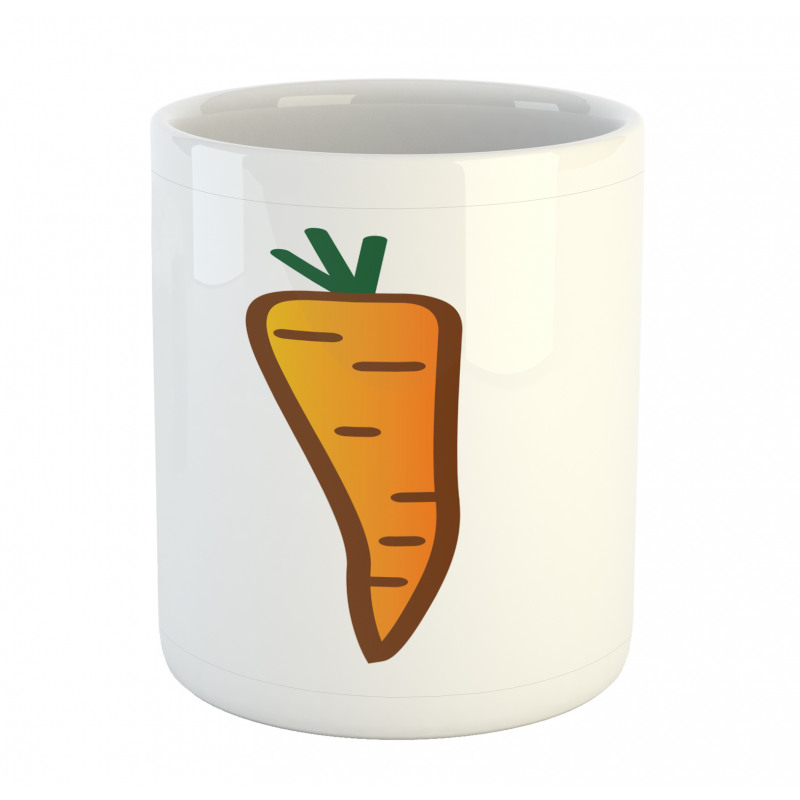 Carrot Drawing Mug