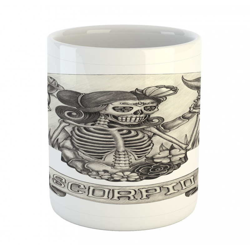 Skeleton Woman Mug