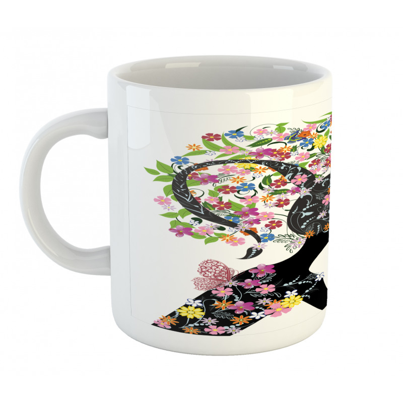 Floral Girl Mug