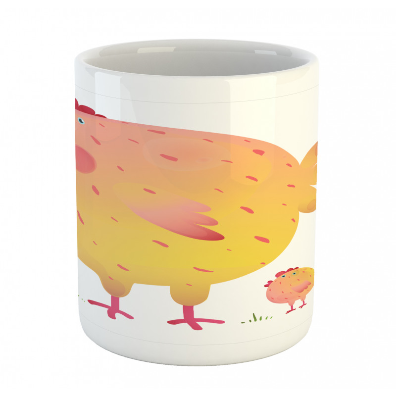 Mother Hen and Chicks Mug